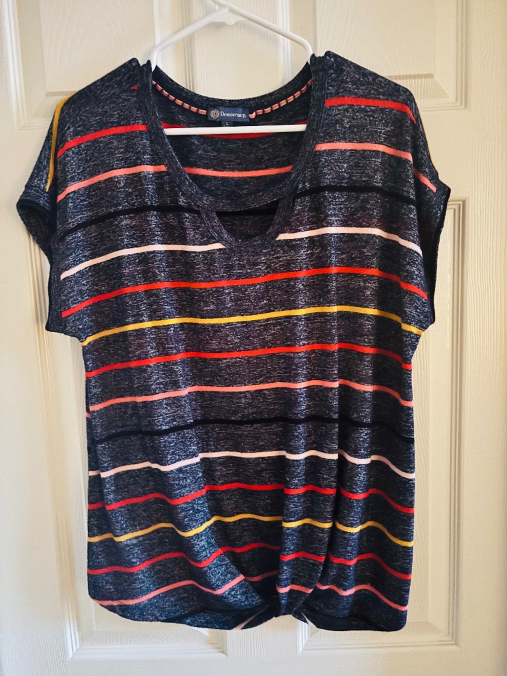 Democracy short sleeve knit T